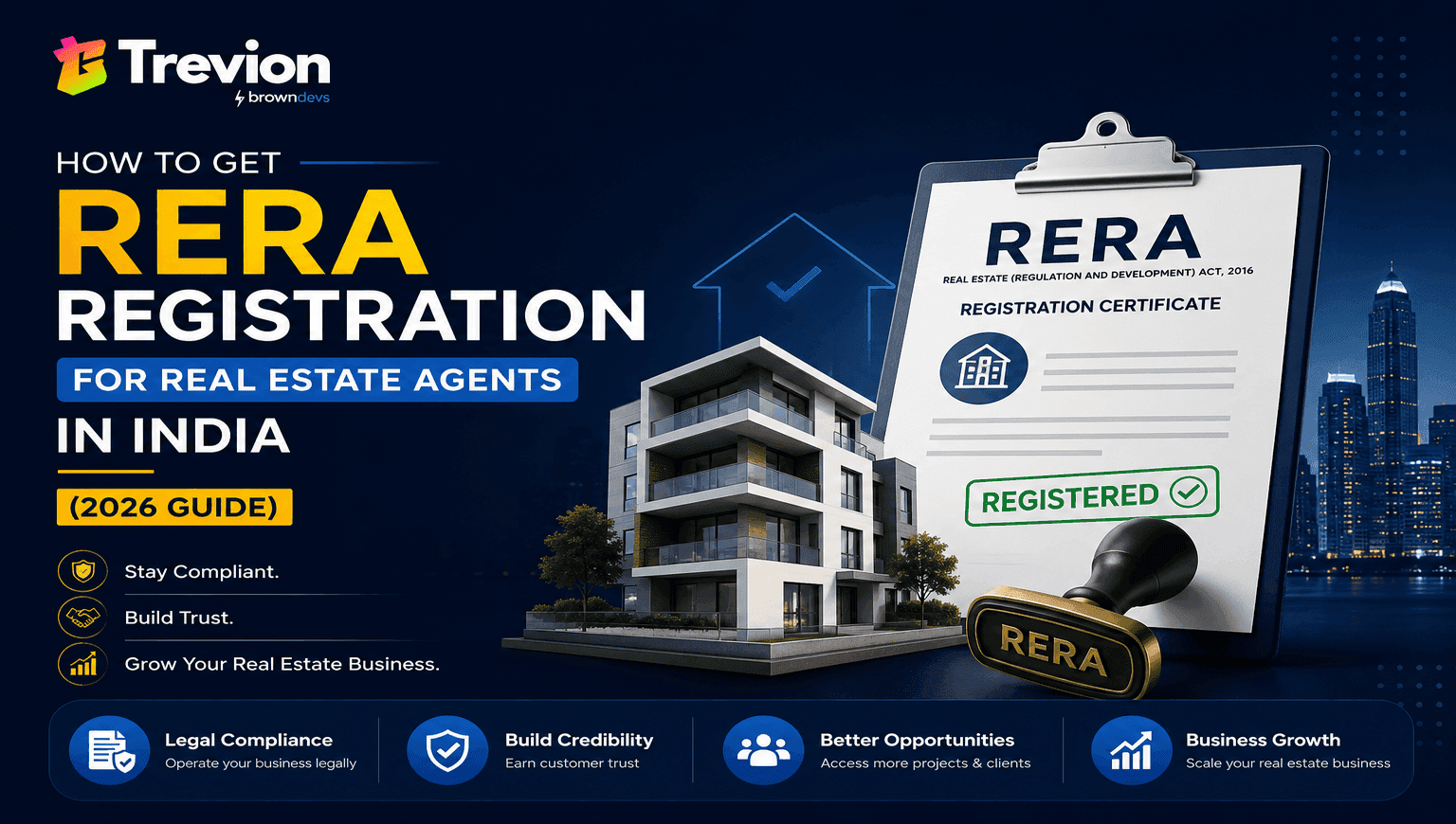 How to Get RERA Registration for Real Estate Agents in India (2026 Guide)